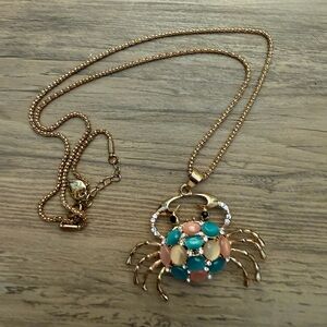 Betsey Johnson Crab Pendant